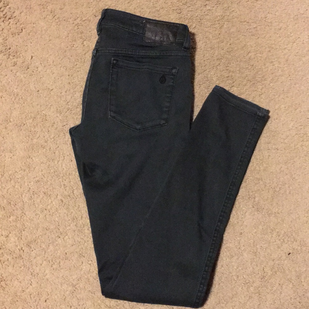 Volcom volstone legging fit, size 3, green gray